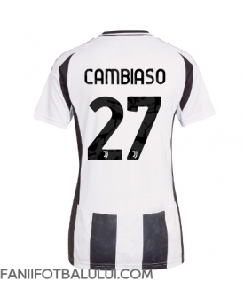 Juventus Andrea Cambiaso #27 Tricou Fotbal Replică 2024-25 Femei Acasa